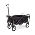 Collapsible Folding Outdoor Utility Wagon Cart, Black H3055