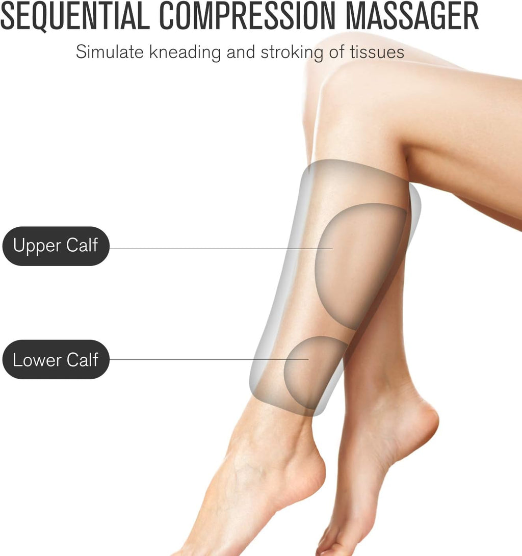 Air Compression Calf Massager with 2 Modes 3 Intensities M7038