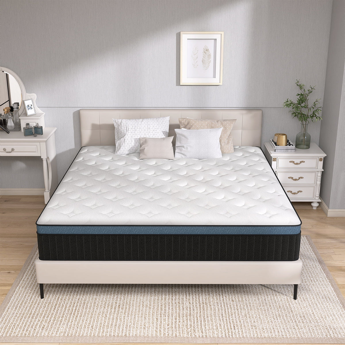 Queen 12 inch Hybrid Mattress Y1722