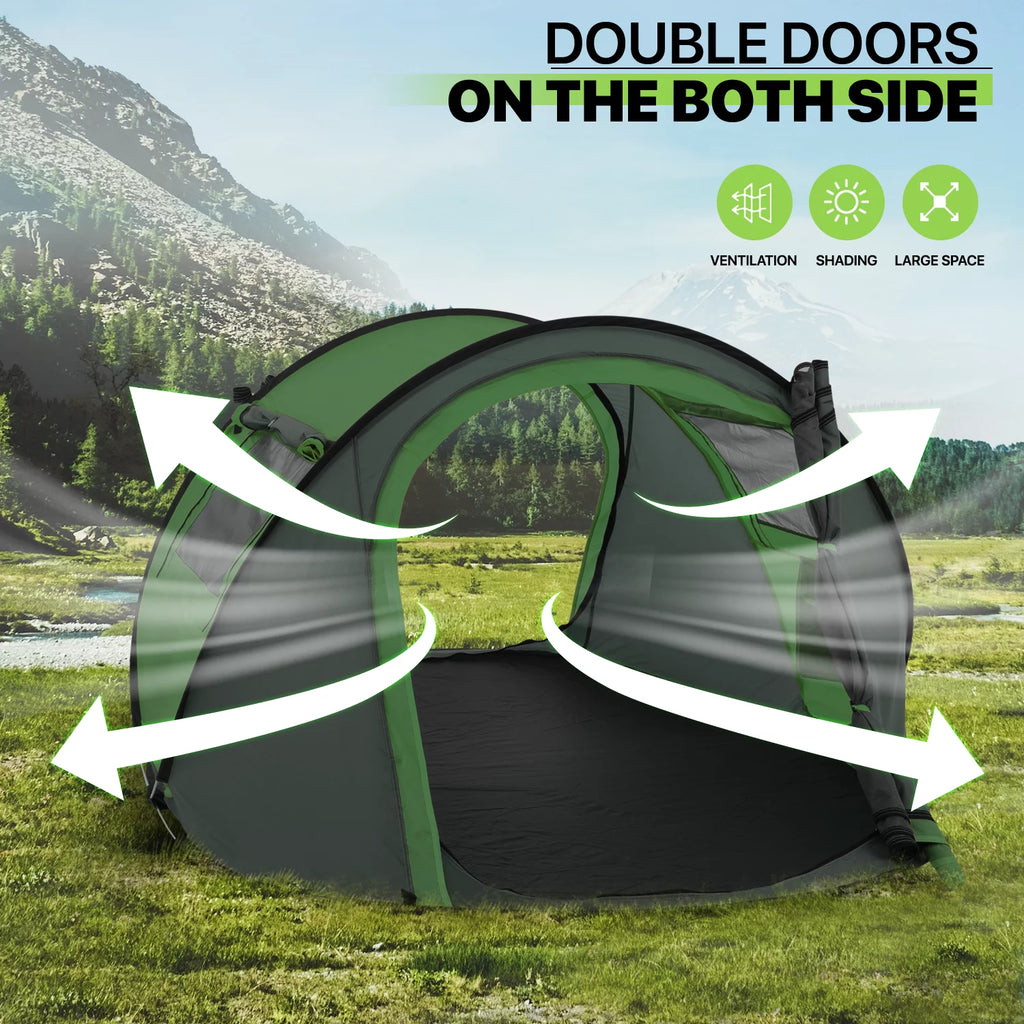 3 Person Pop Up Camping Tent B368653