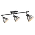 Matte Black Semi-Flush Track Light T430