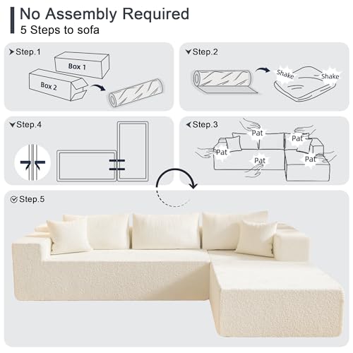 104" Black Modular Sectional Sofa with Chaise Y439715