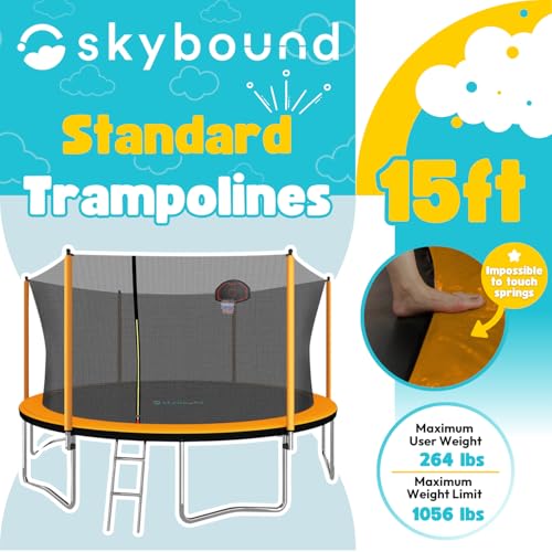 10ft 12ft 14ft 15ft 16ft Trampoline with Safety Enclosure Net T526496