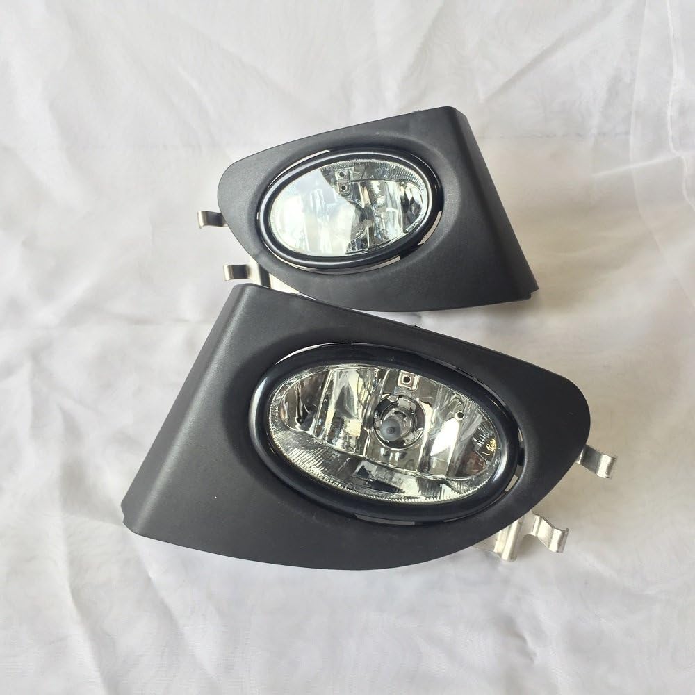 Clear Fog Lights with Bezel Switch Wire Pack of 2 O420