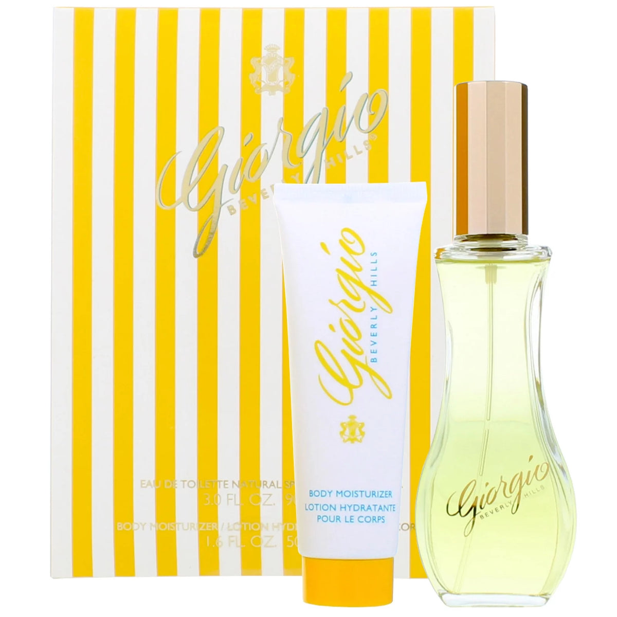 2 Pc Gift Set 3oz EDT Spray 1.6oz Body Moisturizer S3329