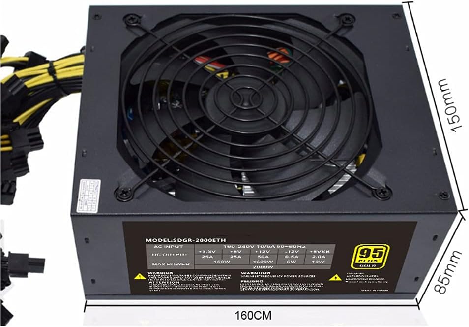 1800W ATX Modular Mining PC Power Supply M80389