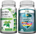 Moringa Oleifera Leaf Extract Veggie Capsules 1000 mg with 7-in-1 Immune Support Formula C62073