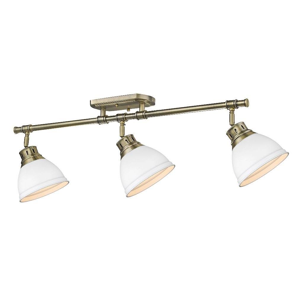 Matte Black Semi-Flush Track Light T430