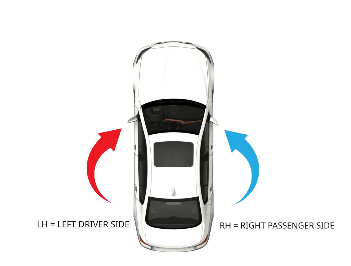 Left Driver Mirror Glass Lens with Adhesive A119205