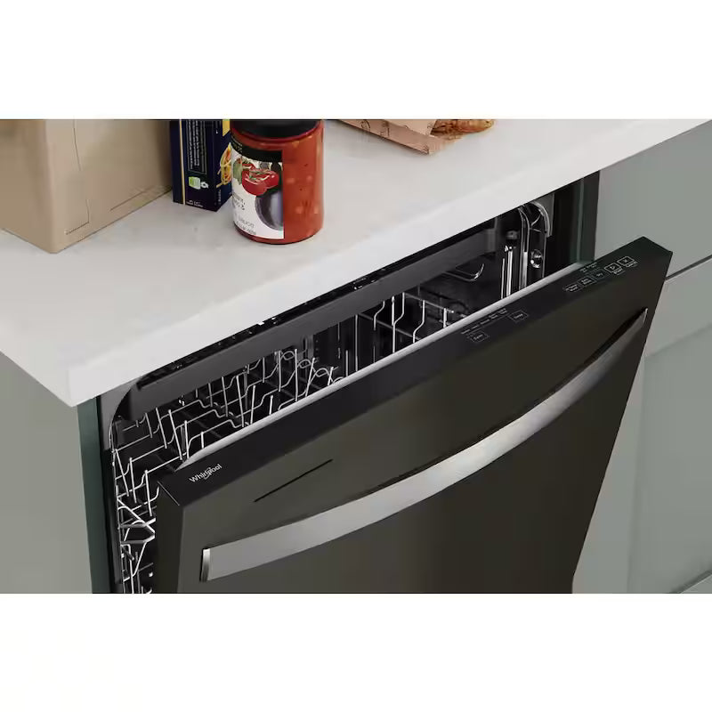 Black Stainless Built-In Tall Tub Dishwasher with Third Level Rack C574542